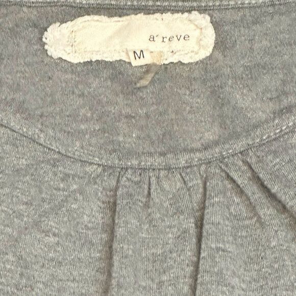 A’REVE Women’s Gray Tiered Maxi Dress Size Medium - Picture 3 of 5